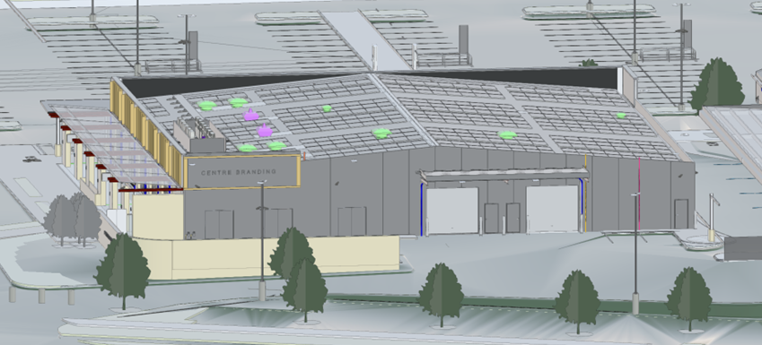 a building or commercial development design in Papamoa